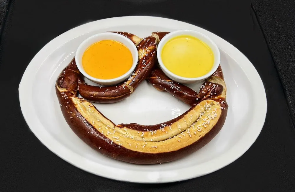 Hot Soft Pretzel and Dip