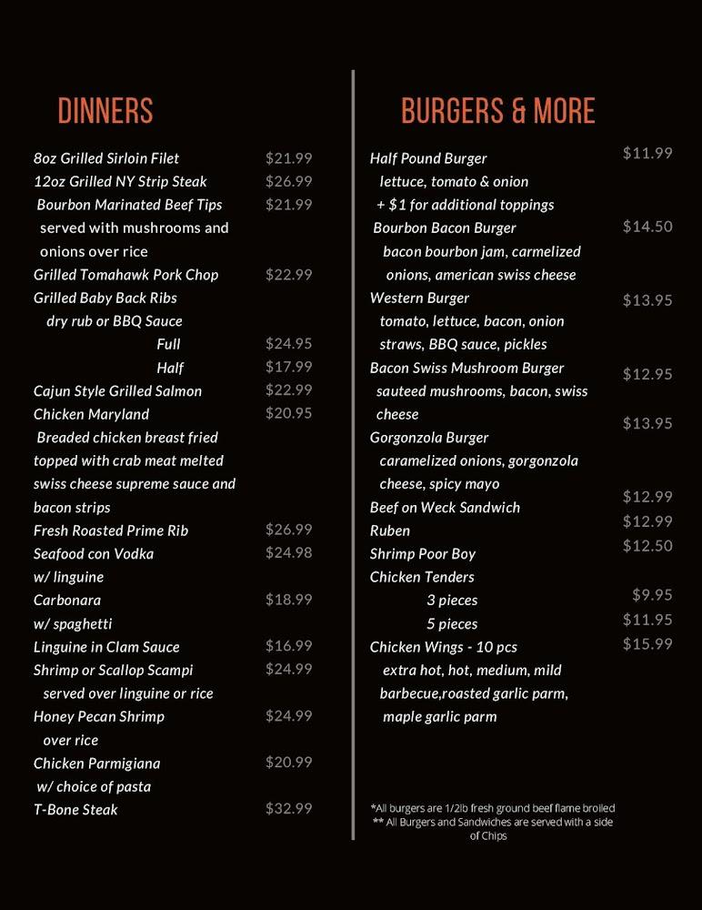 Josif's Bar & Grill Menu image 1